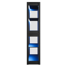 Myles 4 Tier Display Cabinet with LED